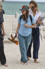 DREW BARRYMORE Enjoys Beach Day after MSC Cruises Campaign 04/10/2025