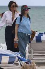 DREW BARRYMORE Enjoys Beach Day after MSC Cruises Campaign 04/10/2025