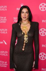 DUA LIPA at 50th Chaplin Award Gala in New York 04/28/2025