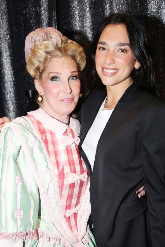 DUA LIPA at Backstage at Play Oh, Mary! on Broadway in New York 04/29/2025