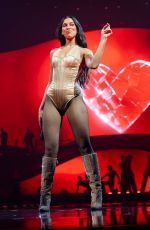 DUA LIPA Performs at Spark Arena in Auckland 04/02/2025