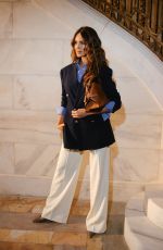 EIZA GONZALEZ Arrives at Ralph Lauren Collection Fall 2025 Show in New York City 04/17/2025