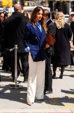 EIZA GONZALEZ Arrives at Ralph Lauren Collection Fall 2025 Show in New York City 04/17/2025