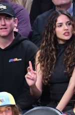EIZA GONZALEZ at NBA Game Between LA Lakers and Houston Rockets in Los Angeles 03/31/2025