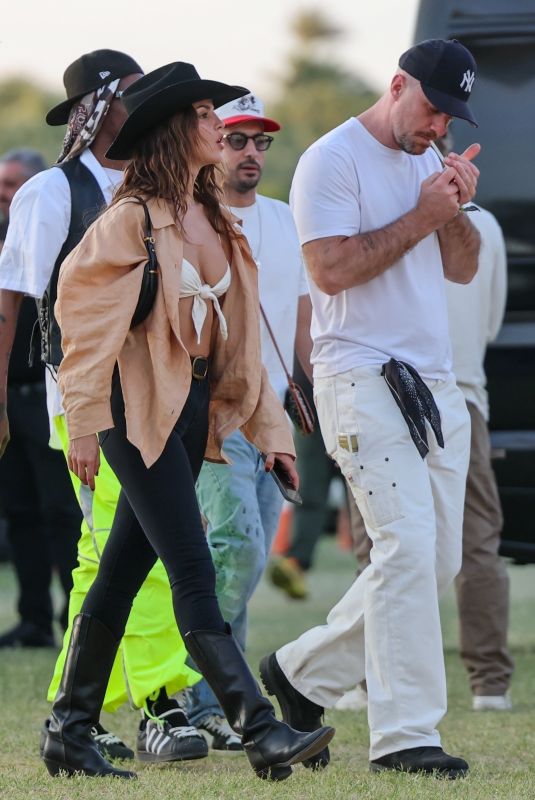 EIZA GONZALEZ Out at Coachella Valley Music and Arts Festival 04/12/2025