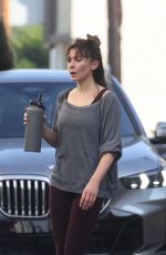 ELIZABETH OLSEN Leaves Gym After an Afternoon Workout in Los Angeles 04/12/2024