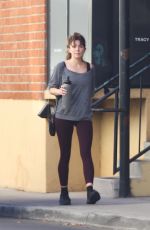ELIZABETH OLSEN Leaves Gym After an Afternoon Workout in Los Angeles 04/12/2024