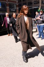 ELIZABETH OLSEN Leaves WNYC Radio in New York City 03/25/2025