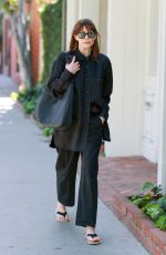 ELIZABETH OLSEN Out and About on Melrose Place 04/20/2025