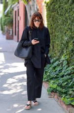 ELIZABETH OLSEN Out and About on Melrose Place 04/20/2025