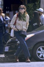 ELIZABETH OLSEN Out for Lunch with a Friend at All Time in Los Feliz 04/01/2025