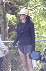 ELIZABETH OLSEN Out Hiking in Los Angeles 04/29/2025