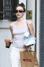 ELLA BEATTY Goes Make-up Free in New York City 04/28/2025