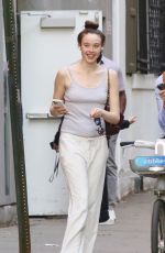 ELLA BEATTY Goes Make-up Free in New York City 04/28/2025