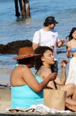 ELLA PURNELL Out at Paradise Cove Beach in Malibu 04/07/2025