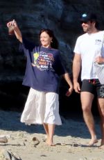 ELLA PURNELL Out at Paradise Cove Beach in Malibu 04/07/2025