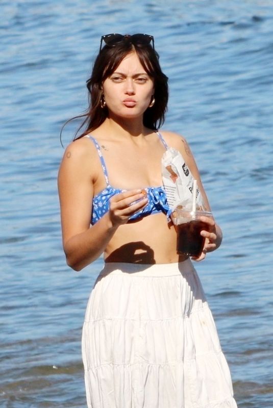ELLA PURNELL Out at Paradise Cove Beach in Malibu 04/07/2025