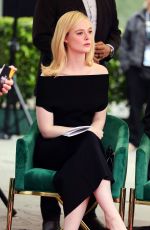 ELLE and DAKOTA FANNING at MICHELLE PFEIFFER Hand and Footprint Ceremony at TCL Chinese Theatre in Hollywood 04/25/2025