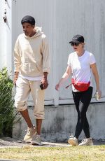 ELLEN POMPEO Out Hiking with Chris Ivery in Los Feliz 04/21/2025