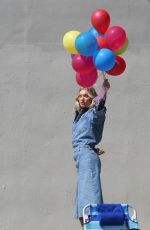 ELSA HOSK and Stefon Diggs Filming UGGs New Ad Campaign in Venice Beach 04/02/2025
