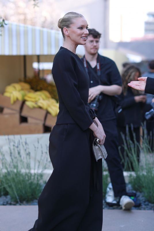 ELSA HOSK Arrives at Jacquemus Opening Event in West Hollywood 04/24/2025