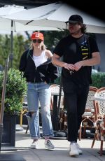 EMILY OSMENT Out for Breakfast with a Mystery Man in Toluca Lake 04/21/2025