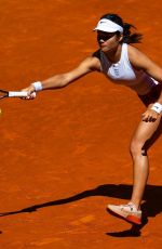 EMMA RADUCANU at First Round of Mutua Madrid Open in Madrid 04/23/2025