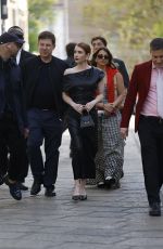 EMMA ROBERTS Arrives at Kiko Event in Milan 04/08/2025