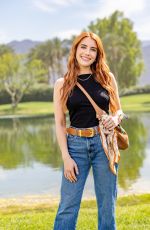 EMMA ROBERTS at Camp Poosh in Desert in Thermal 04/12/2025