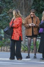 EMMA STONE and JENNIFER LAWRENCE Out for a Dinner in New York City 04/09/2025