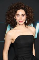 EMMY ROSSUM at The Amateur World Premiere in New York City 04/02/2025