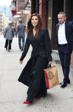 EVA LONGORIA Leaves Despana in Soho in New York 04/21/2025