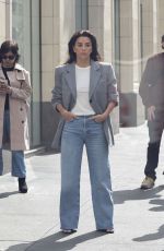 EVA LONGORIA on the Set of L