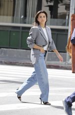 EVA LONGORIA on the Set of L