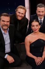 FLORENCE PUGH and HANNAH JOHN-KAMEN at Jimmy Kimmel Live! 04/28/2025