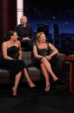 FLORENCE PUGH and HANNAH JOHN-KAMEN at Jimmy Kimmel Live! 04/28/2025