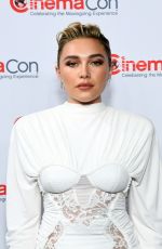 FLORENCE PUGH at CinemaCon 2025 in Las Vegas 04/03/2025