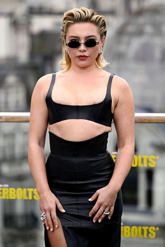 FLORENCE PUGH at Thunderbolts Photocall in London 04/24/2025
