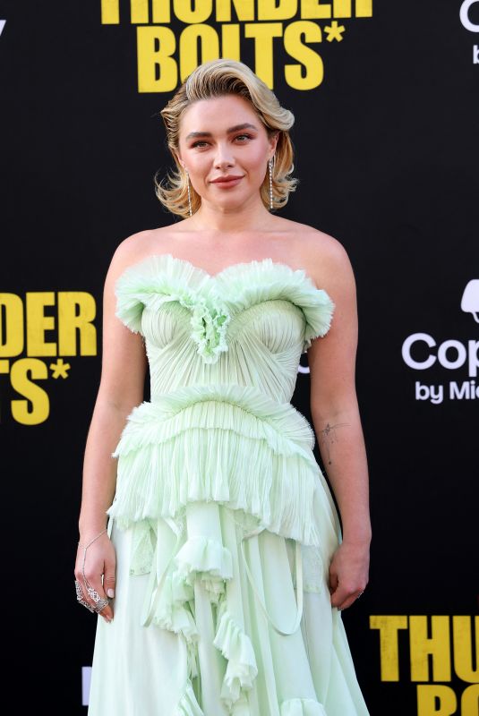 FLORENCE PUGH at Thunderbolts Premiere in Los Angeles 04/28/2025