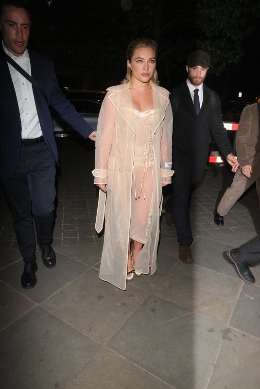 FLORENCE PUGH Heading to Thunderbolts Premiere Afterparty in London 04/22/2025
