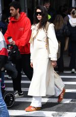 GEORGIA FOWLER Out with Baby After Coffee in New York 04/14/2025