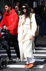 GEORGIA FOWLER Out with Baby After Coffee in New York 04/14/2025