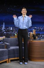 GIGI HADID at Tonight Show Starring Jimmy Fallon 04/08/2025