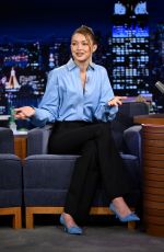 GIGI HADID at Tonight Show Starring Jimmy Fallon 04/08/2025