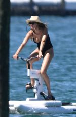 GISELE BUNDHCEN in Swimsuit in Miami 04/13/2025