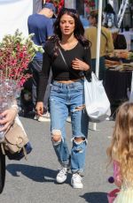 GOLNESA GHARACHEDAGHI and Reza Farahan Shopping at Studio City Farmers Market 04/20/2025