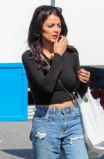GOLNESA GHARACHEDAGHI and Reza Farahan Shopping at Studio City Farmers Market 04/20/2025