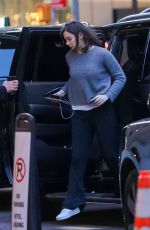 HAILEE STEINFELD Arrives at Her Hotel in New York 04/09/2025
