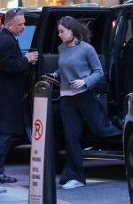HAILEE STEINFELD Arrives at Her Hotel in New York 04/09/2025