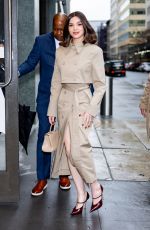 HAILEE STEINFELD Arrives for Taping of The View in New York City 04/07/2025